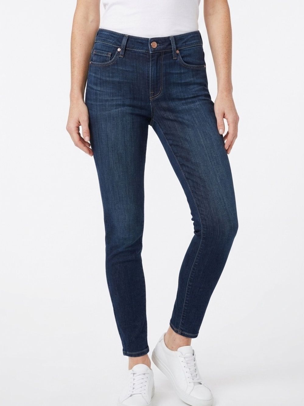 PAIGE | Verdugo Ankle Denim Jeans Dark Blue Wash Women’s Size 24 (00)